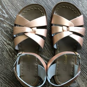 Salt Water Rose Gold Sandals
